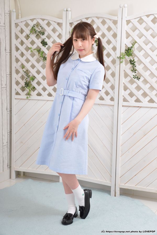 [LOVEPOP] Ruka Kanna 湯南るか-Double ponytail uniform Photoset 04