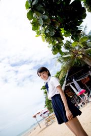 Nishino Koharu „Seaside School Uniform + High Fork Swimsuit” [Minisuka.tv]