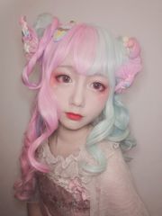 [COS Welfare] Blogueiro de anime Xianyin sic - sorvete de morango e menta lolita