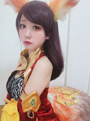 [Foto de cosplay] Blogueiro de anime Xianyin sic - King of Glory Daji tenta maquiagem