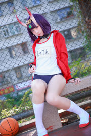 [Internet celebrity COSER photo] Anime blogger G44 will not be injured - Jiutun gym suit