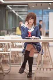 [COS Welfare] Anime blogger big volume volume small volume - Kato Megumi school uniform