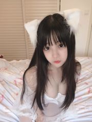 [Cosplay] Sakurai Ningning-petit sous-vêtement en dentelle de chat blanc