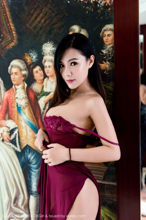 Ding Xiaonan "Cheongsam + Vestido sexy + Tanga" [DKGirl] VOL.004