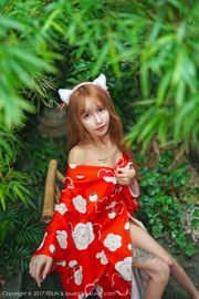 Gu Beibei "Kimono Catwoman, morbida, morbida e virile, affascinante e debole" [嗲 囡囡 FEILIN] VOL.102