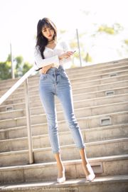 Salsa Miko "Jeans sexy + camicia e calze" [語 画 界 XIAOYU] Vol.212