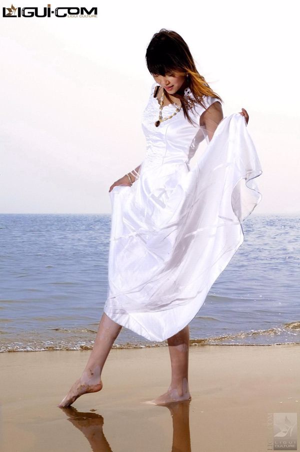 [丽柜LiGui] Model Mayfair "Snow White in Stockings" Silk Foot Photo Picture