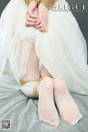 [丽柜Ligui] Model 天天 《蕾丝婚纱美束》