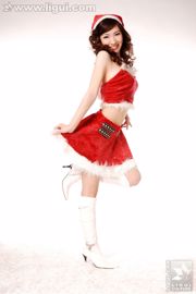 [丽 柜 LiGui] 모델 Xiaoxue "여러분 모두 메리 크리스마스를 기원합니다! 
