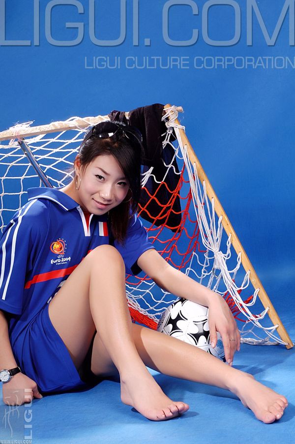 [丽柜LiGui] Model Silly "Football Baby" Silk Foot Picture
