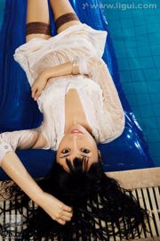 Model Cheng Hailun "Ein schönes Bild" [Ligui LiGui] Schöne Beine und Jadefüße