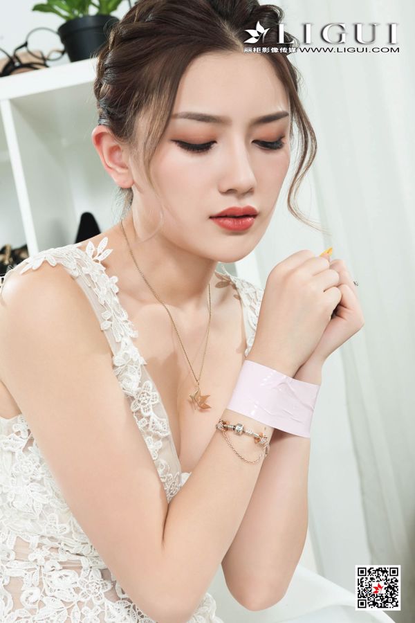 Model Sweet "White Silk Wedding Dress" [丽柜Ligui]