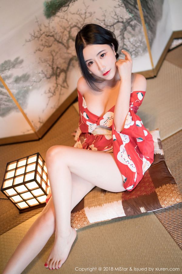 Xie Zhixin Sindy "Beautiful Red Kimono" [MiStar] VOL.210