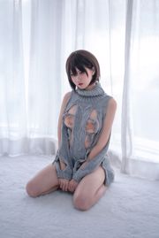 COS girl A Kaori kaOri "suéter sin espalda"