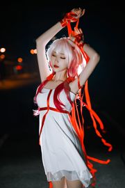 [Foto de cosplay] Anime blogger Nan Tao Momoko - 楪 orar falda blanca