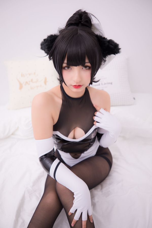 Kamiyazaka Mayu "TAKAO-TIGHTS VER (Black Silk)" [COSPLAY Beauty]