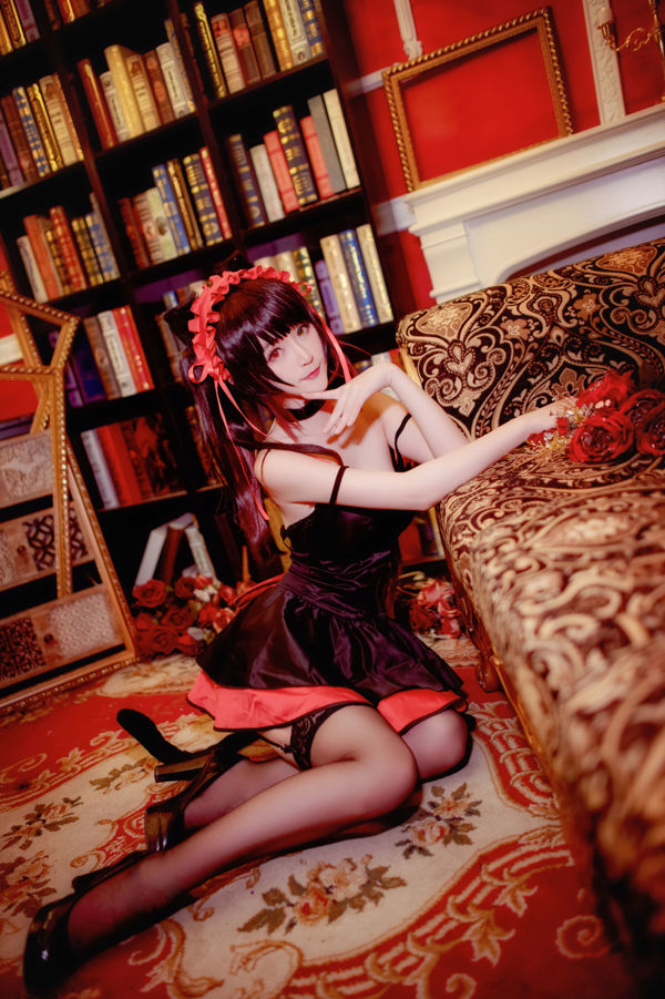 [Foto de cosplay] Linda bloguera de mascotas yui goldfish - Shizaki mad three black dress