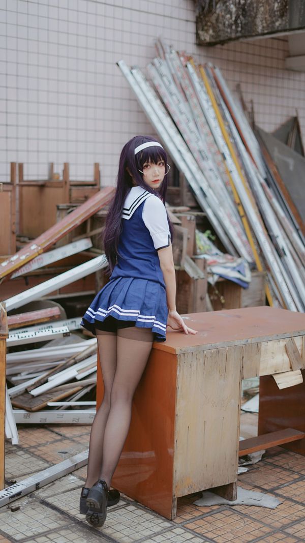 Five pure girls and a hundred ghosts "Senior Sister School Uniform" [Cosplay]
