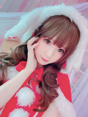 [COS phúc lợi] Weibo Girl Paper Frost Moon Shimo - Rabbit Christmas
