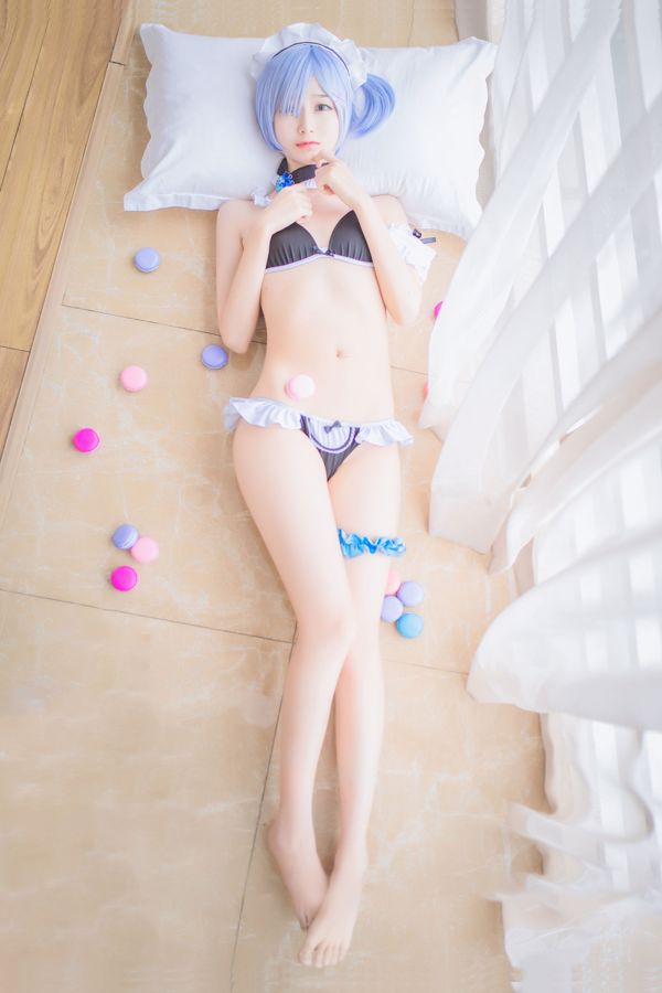 Mu Mianmian OwO „Rem Swimsuit + Bunny Girl” [COSER Beauty]