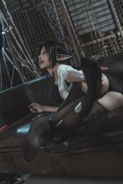 [Net Red COSER Photo] Anime Blogger Stupid Momo - Uniforme Black Beast Queen OL