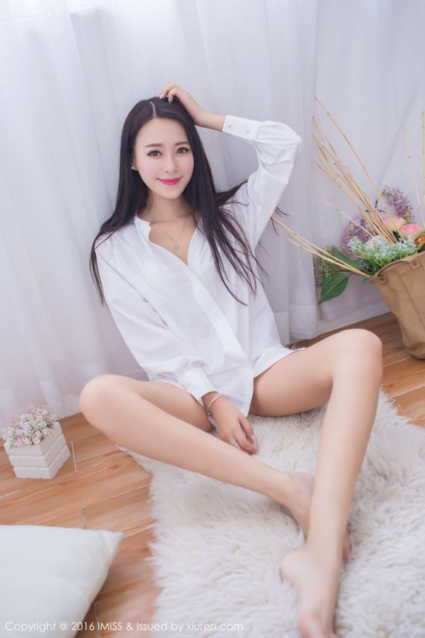 Wang Mannihao Q "Serie de pijamas sexy + camisa blanca" [爱 蜜 社 IMiss] Vol.137