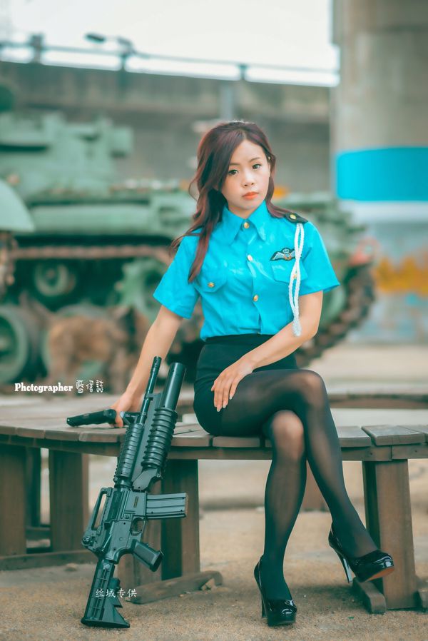 [Taiwan Zhengmei] Lai Xiaojing "Under the Bridge" (Policewoman Black Silk)