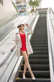[Taiwan Zhengmei] Cai Yixin Candice "Chụp áo gió thời trang trên phố quanh quận Xinyi"