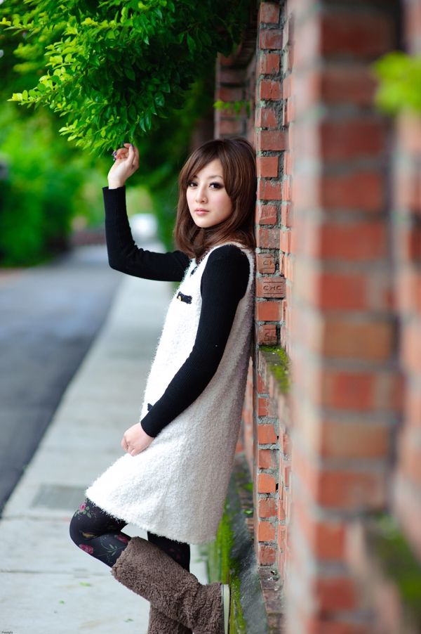Mikako "Freshwater Little White House + Huwei Fort" outdoor shooting