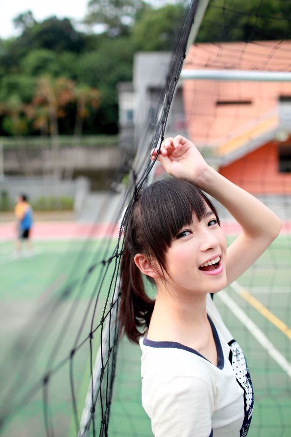 Tajwan piękna dziewczyna Xiaojing / Yu Chengjing Kolekcja zdjęć „4 zestawy małych, świeżych zdjęć plenerowych”