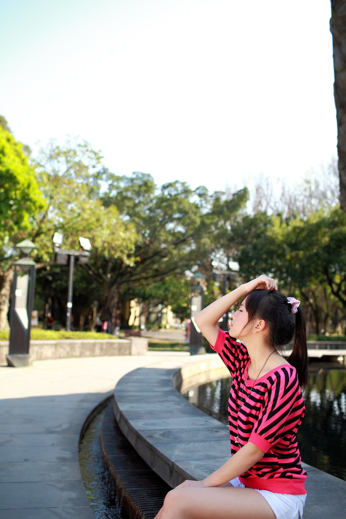 Taiwán hermosa niña Xiaojing / Yu Chengjing "4 juegos de pequeñas imágenes frescas al aire libre" colección de fotos Página 53 No.4b2eee