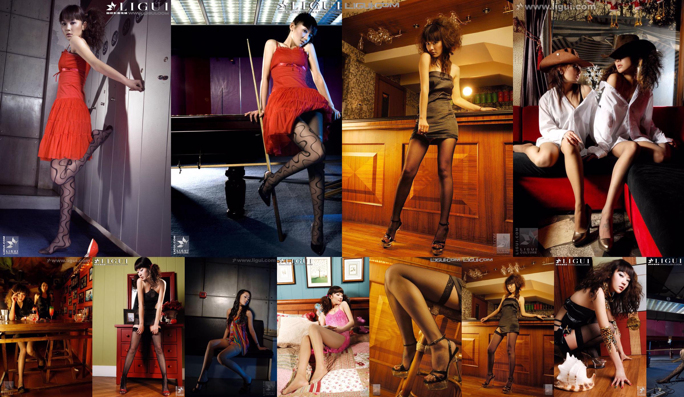 [丽柜LiGui] Model Mi Huimei, kelly "The Temptation of Stockings" Beautiful Legs and Jade Feet Photo Picture No.a48065 Page 4