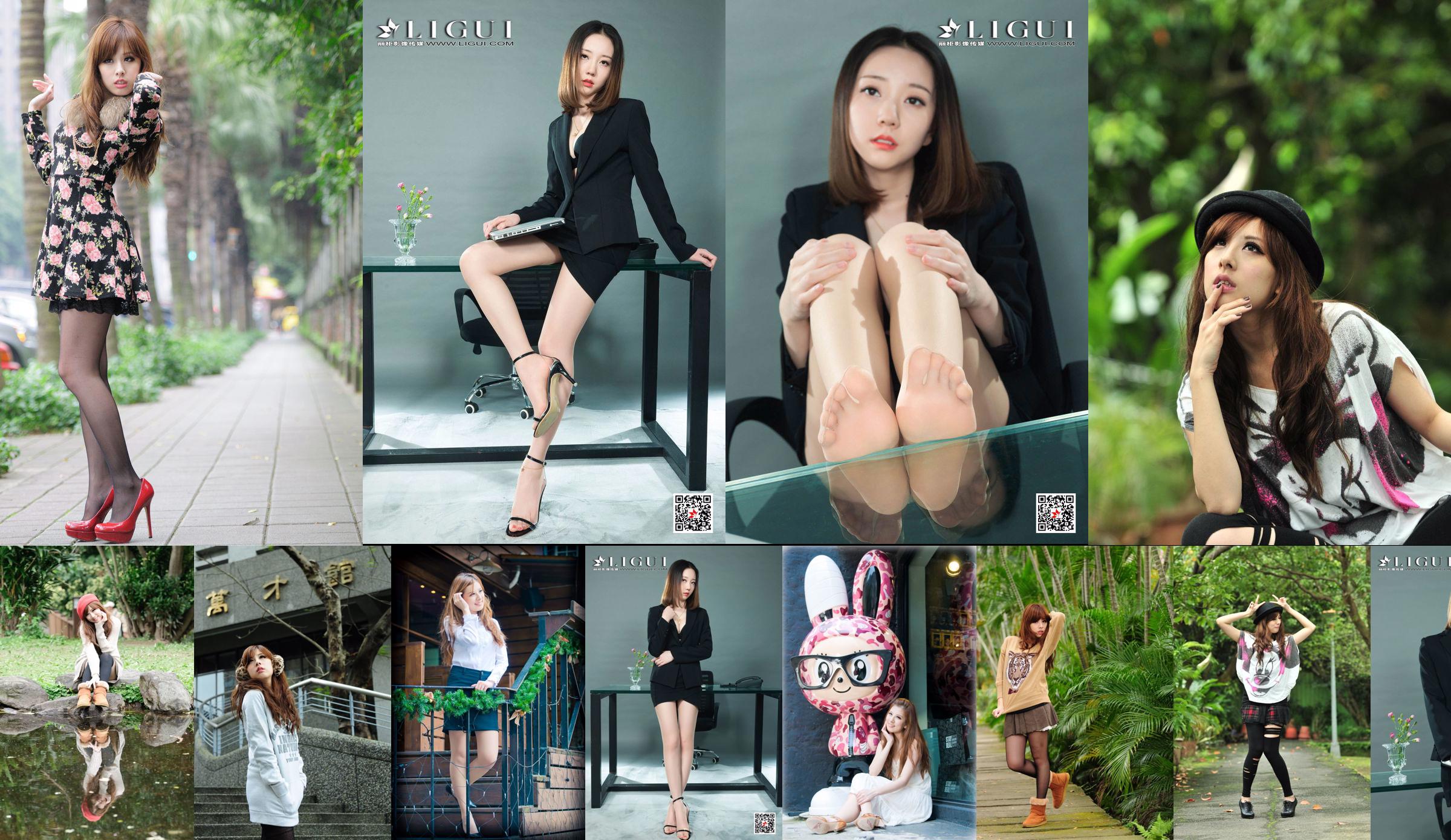 La modella di bellezza taiwanese Xiaomi Kate su una fresca foto di strada No.9308a6 Pagina 1