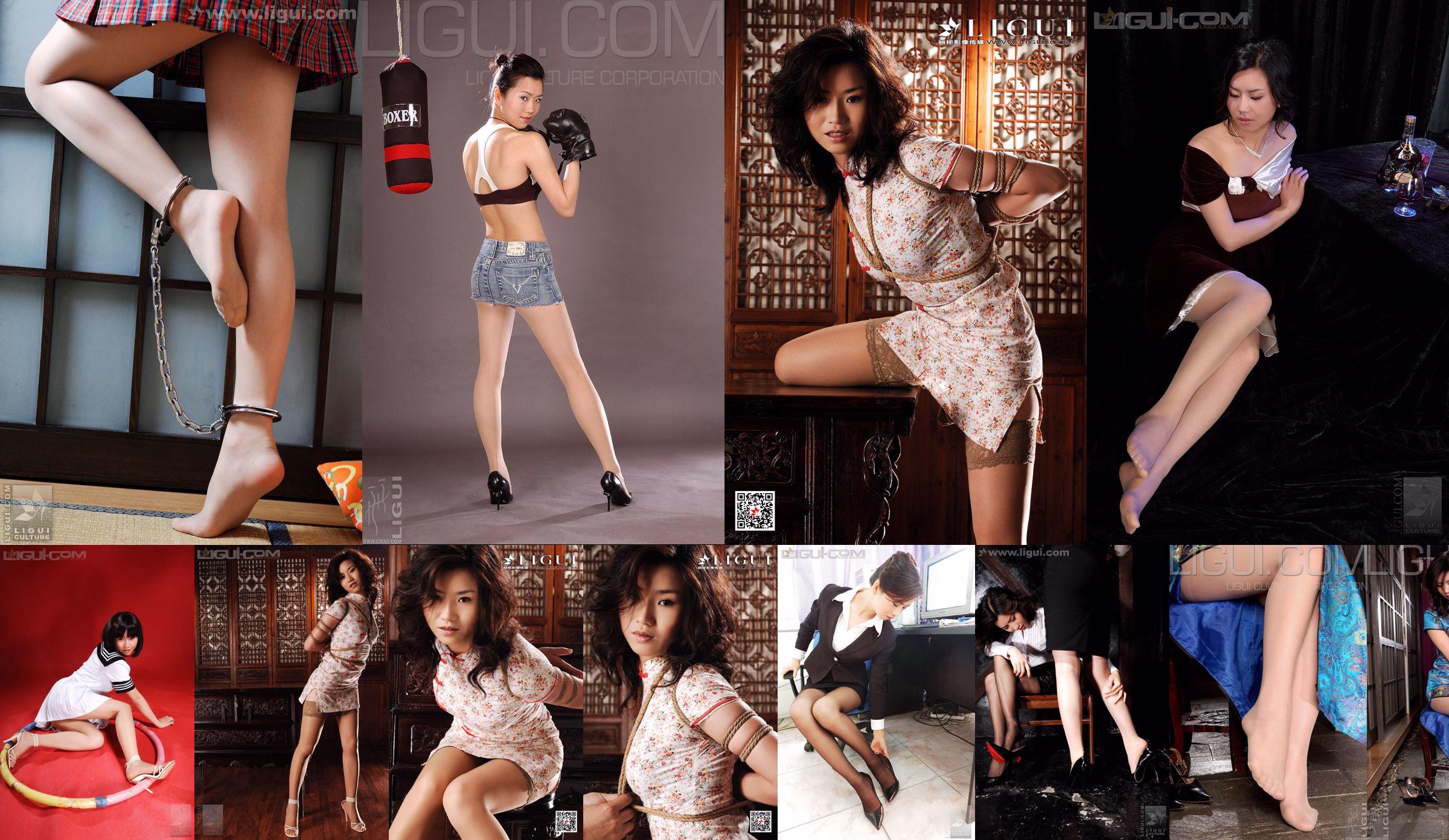 Model Youmei "The Temptation of Alternative Cheongsam Beautiful Silk Unstoppable" [丽柜美束LiGui] Silk Foot Photo Picture No.651466 Page 7