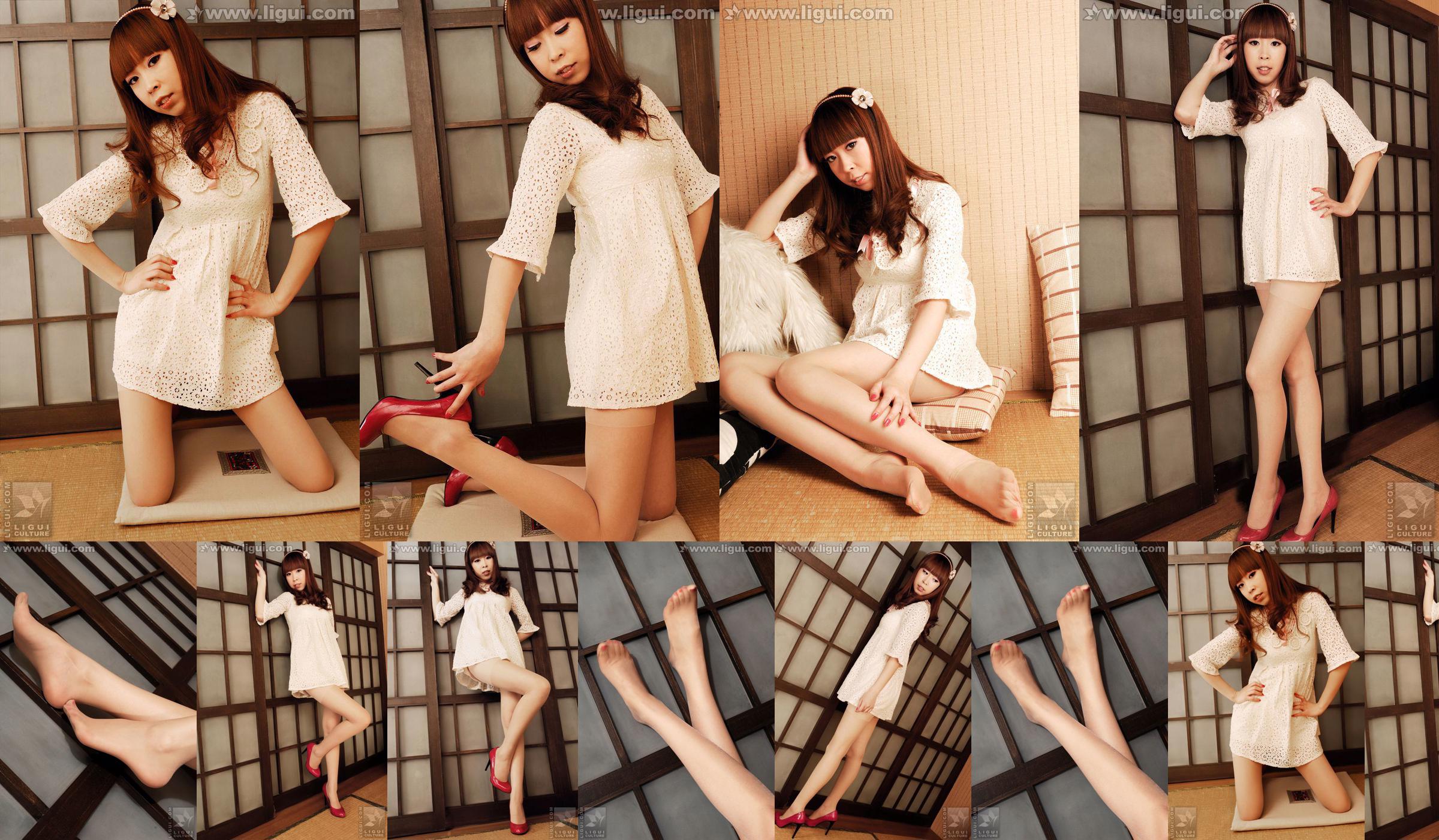 Modelo Vikcy "La tentación del estilo japonés" [丽 柜 LiGui] Fotos de piernas hermosas y pie de jade No.e94c29 Página 1