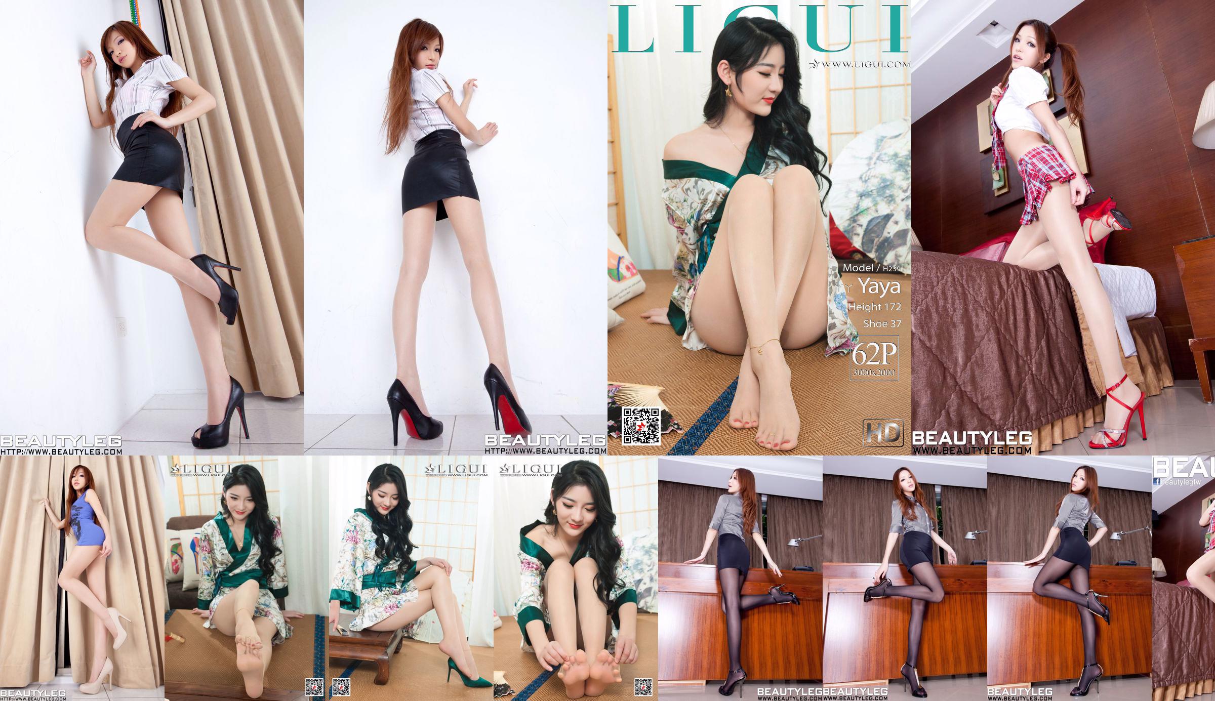 Model nogi Yaya "Kimono and Jade Foot" [丽 柜 Ligui] No.4c6ba7 Strona 6