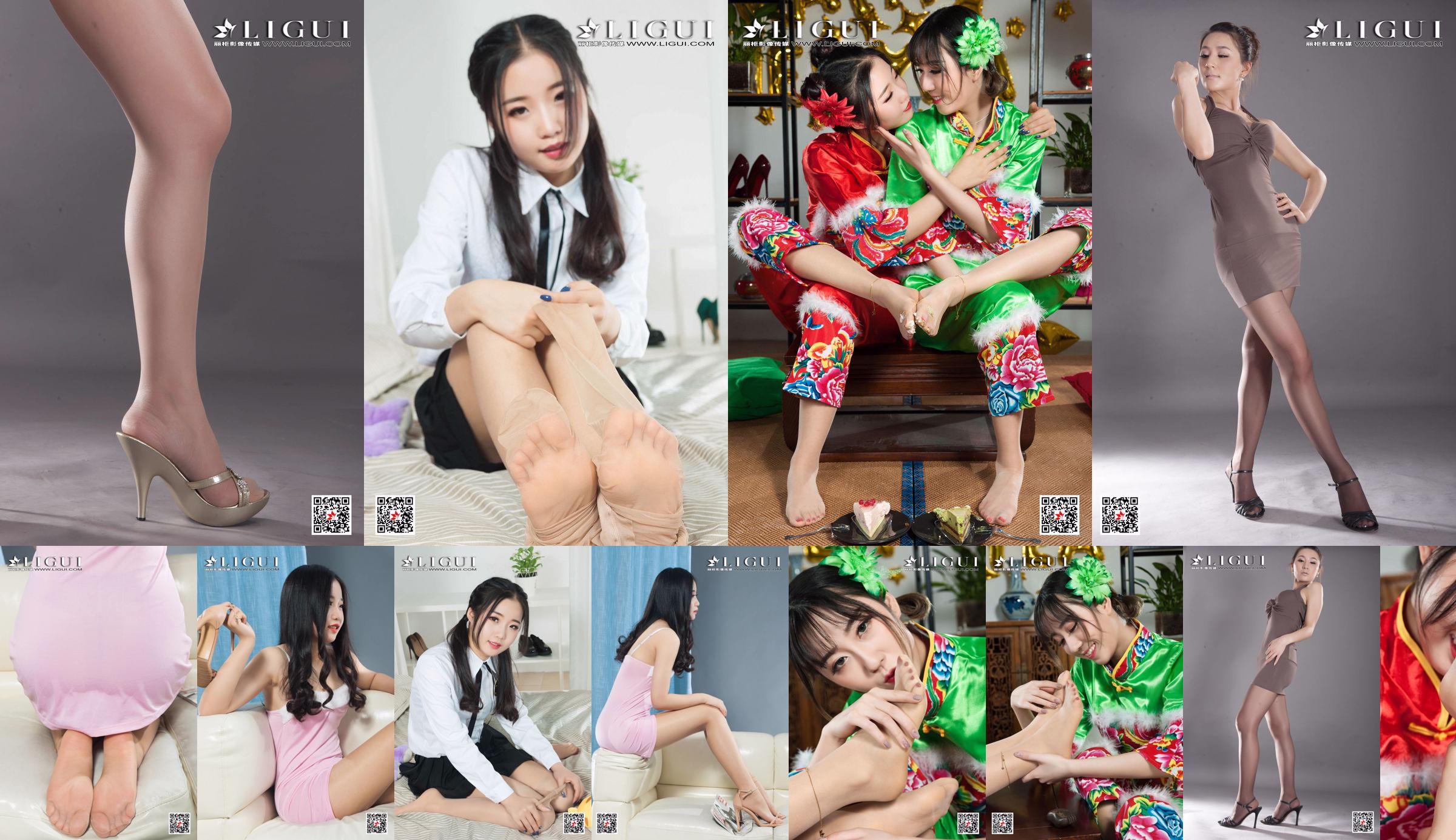 Yuanyuan & Yumei „New Year's Silk Foot Welfare” [丽 柜 Ligui] Internet Beauty No.8f9c89 Strona 1