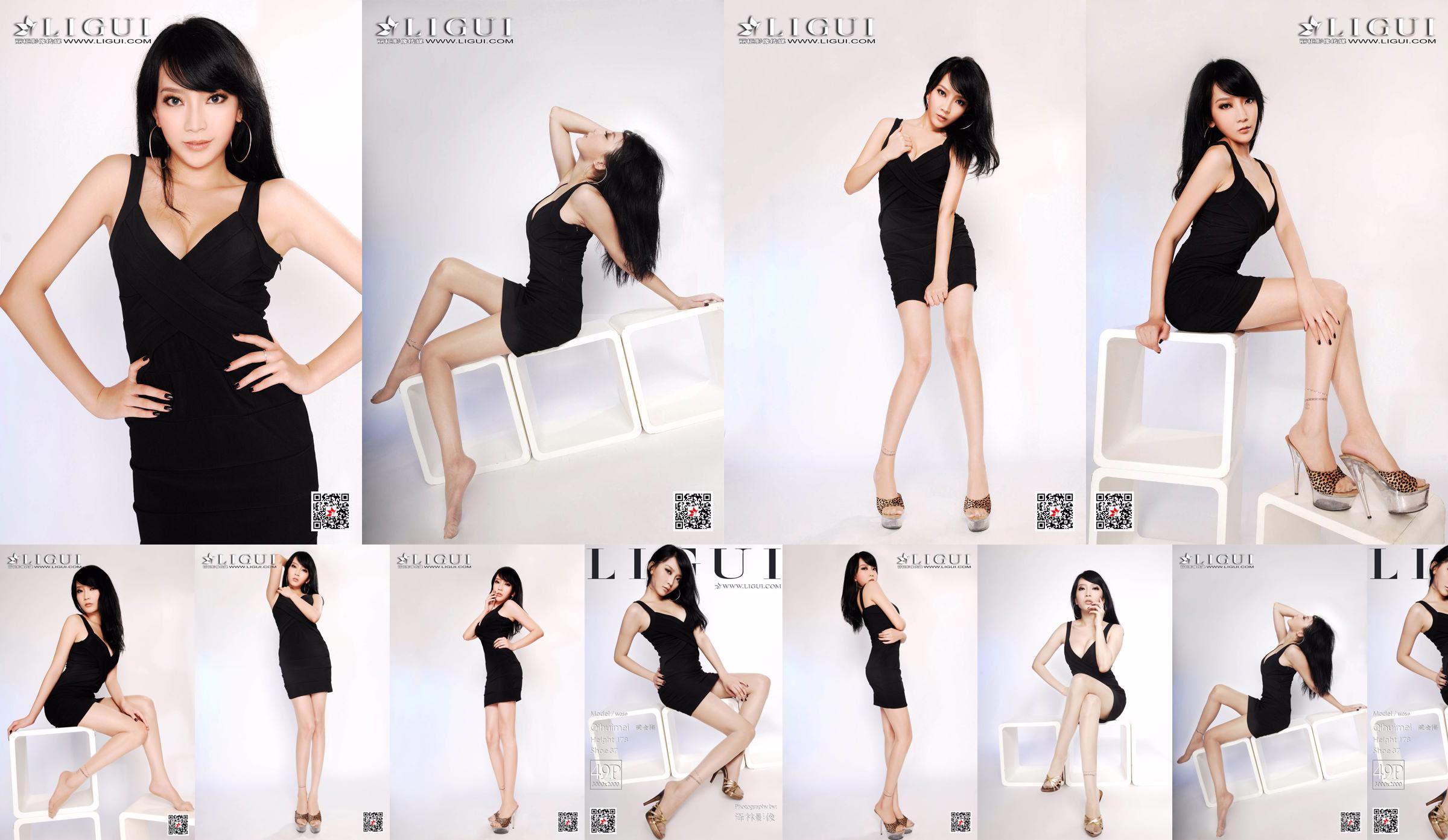 Người mẫu Qi Huimei "Chụp chân heo trong studio" [丽 柜 Ligui] No.0d4bba Trang 24