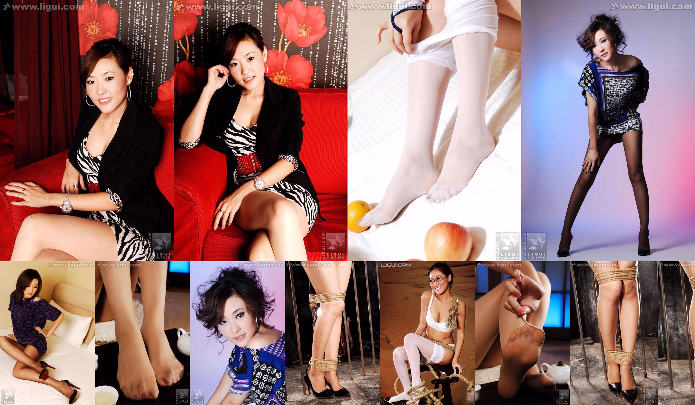 Model CoCo "Charme met hoge hakken onder professionele kleding" [丽 柜 LiGui] Foto van mooie benen en jade voeten No.a209f9 Pagina 1