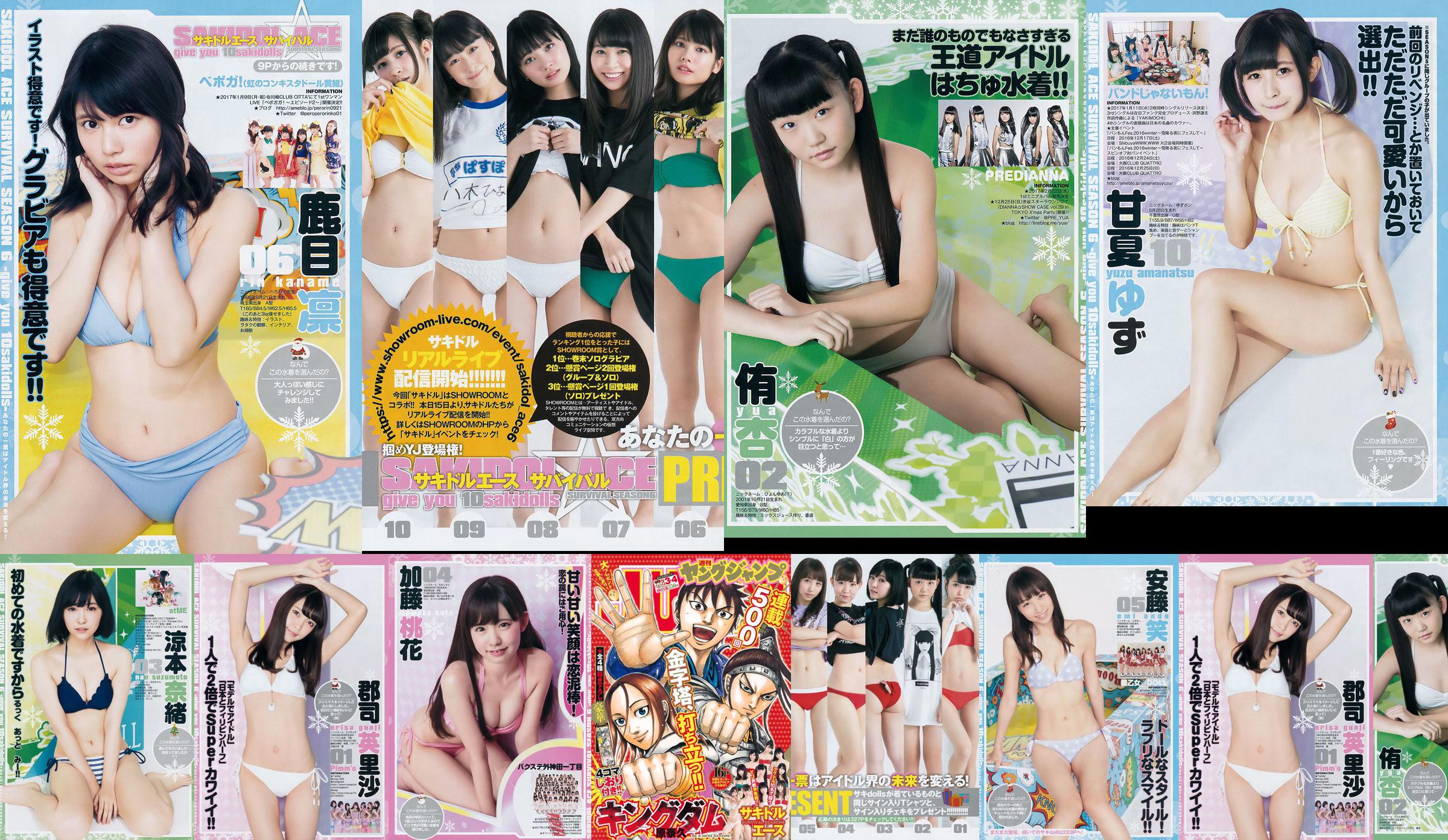 Sakidol Ace SURVIE SAISON6 《Donnez-vous 10sakidolls》 [Weekly Young Jump] 2017 No 03-04 Photo Magazine No.a4bbd4 Page 1