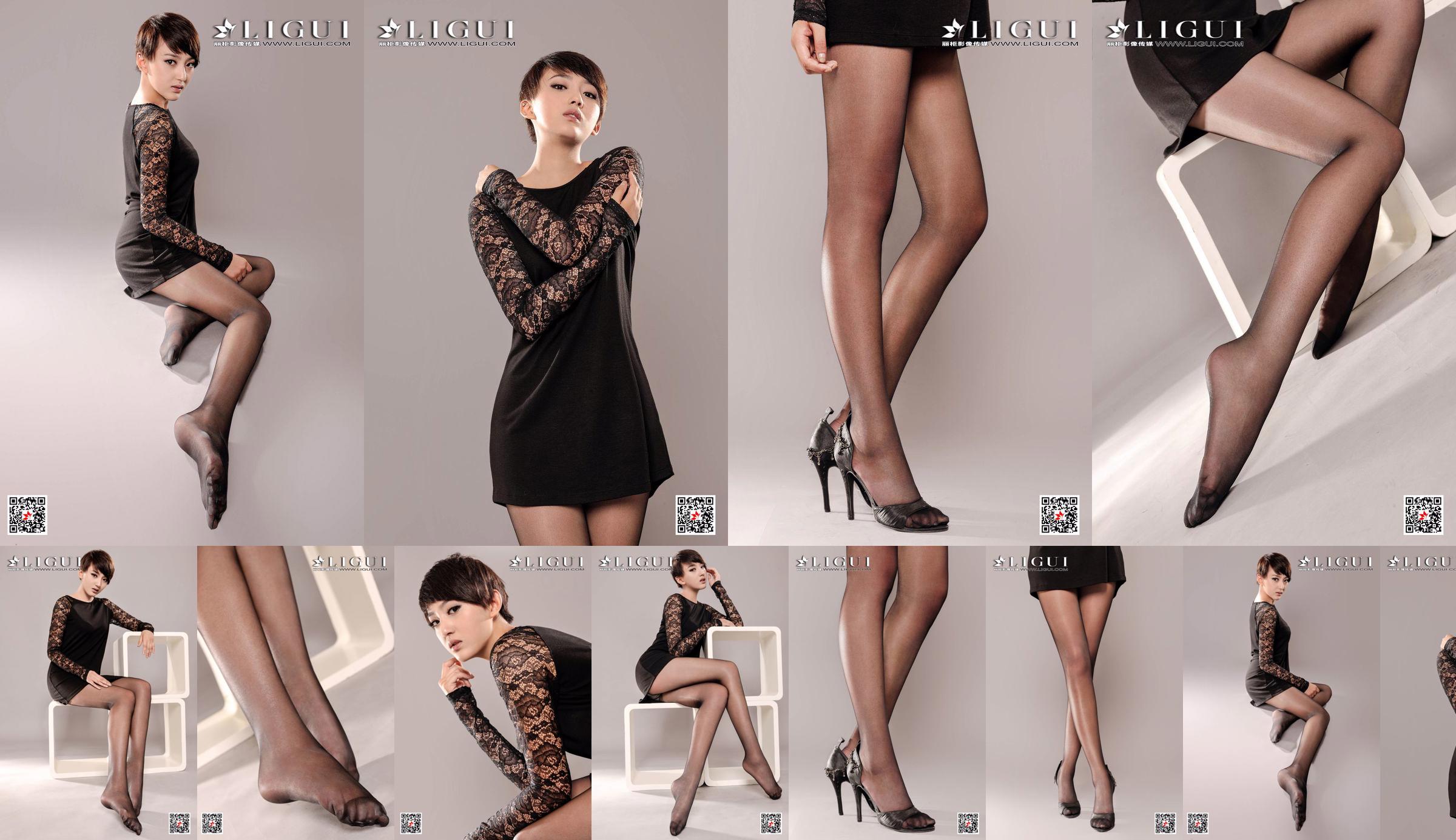 Người mẫu Xiaoqi "Black Lace" [Ligui Ligui] Vẻ đẹp Internet No.a04365 Trang 12