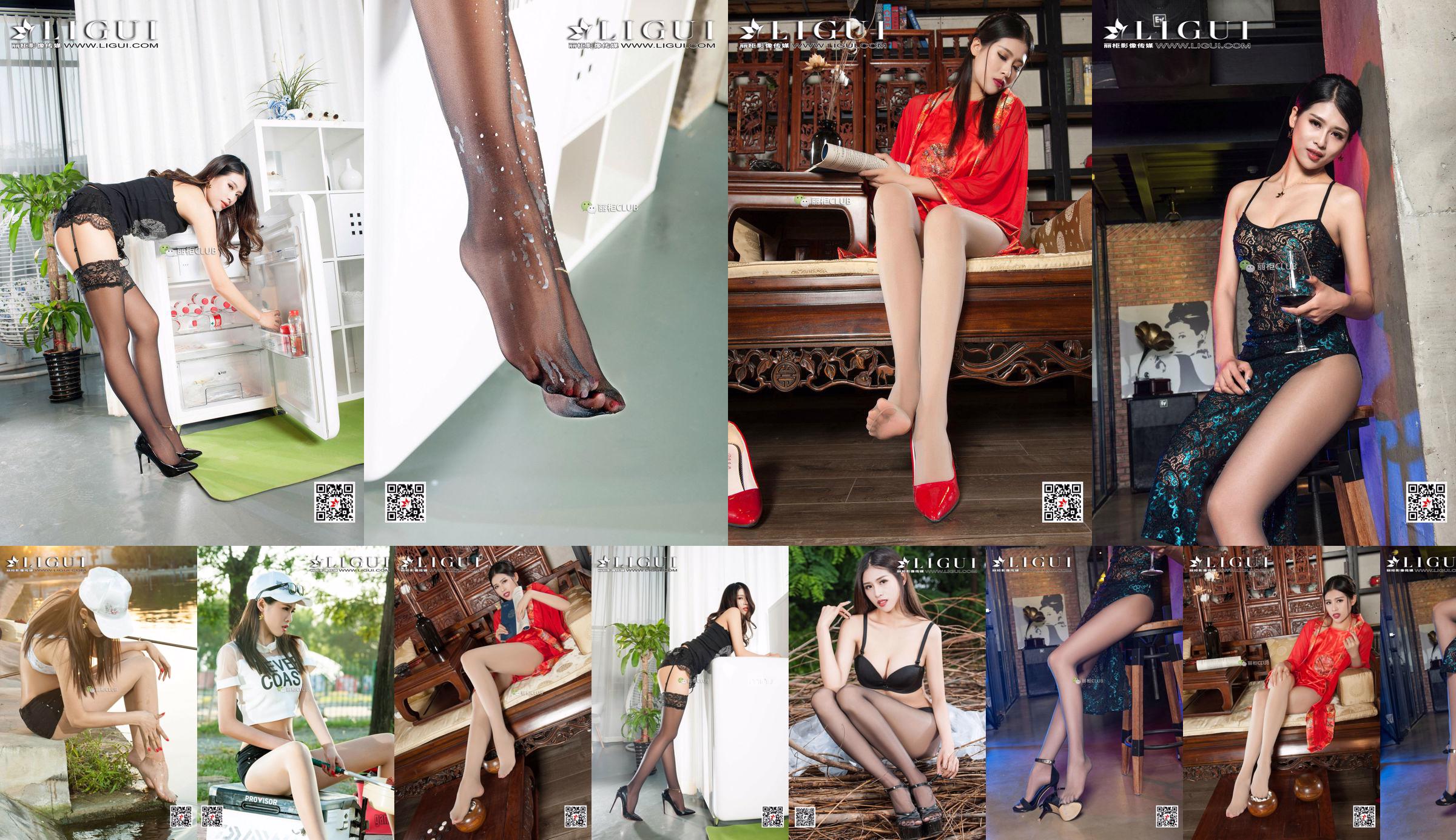 Model Wendy "elegante jurk + grijze zijden voeten" [Ligui Ligui] No.617bd1 Pagina 5