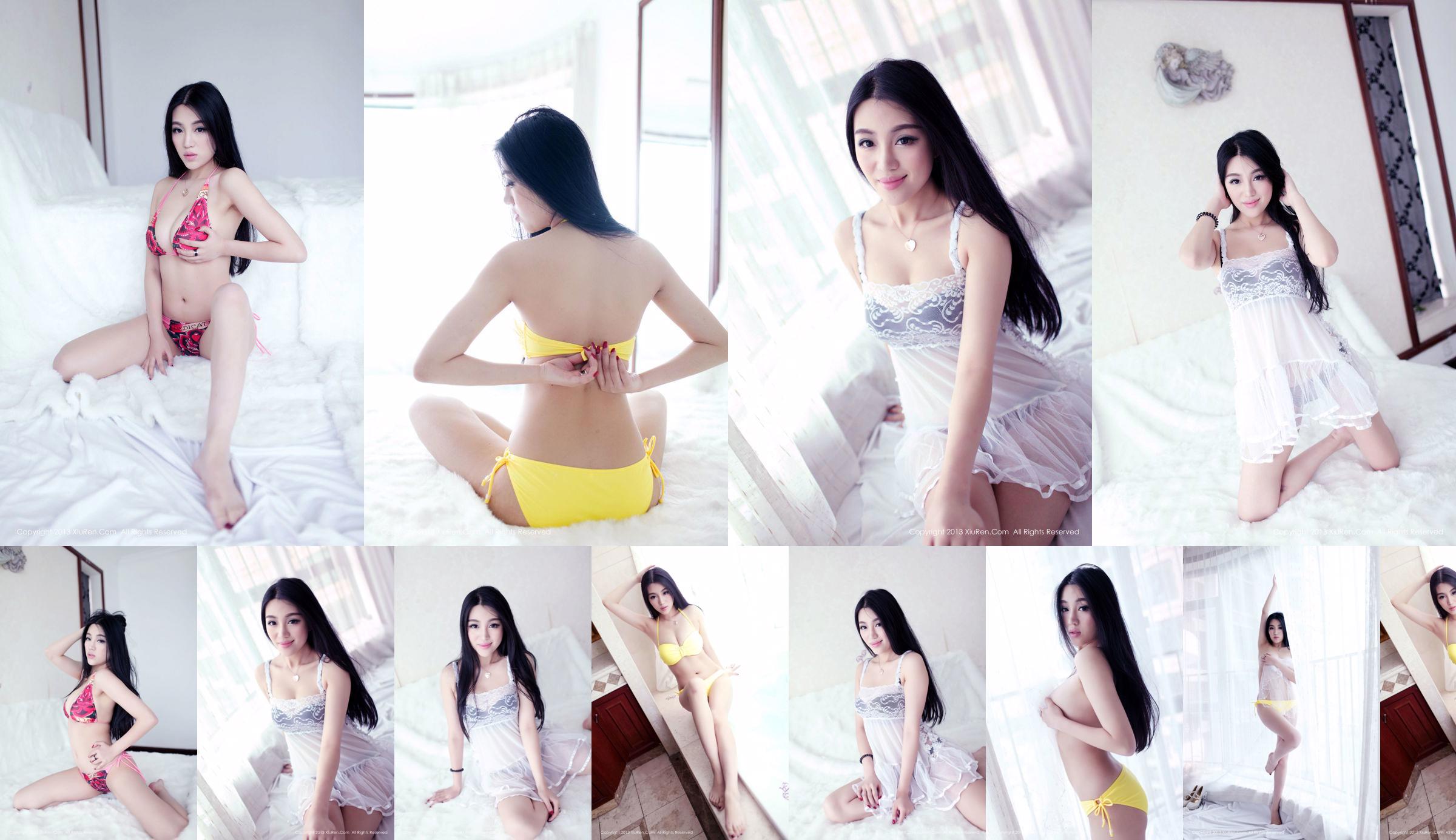 Tiffany_Xiaomeng „Koronkowa piżama + strój kąpielowy pokusa” [Hideto Net XiuRen] nr 032 No.0b14a4 Strona 1