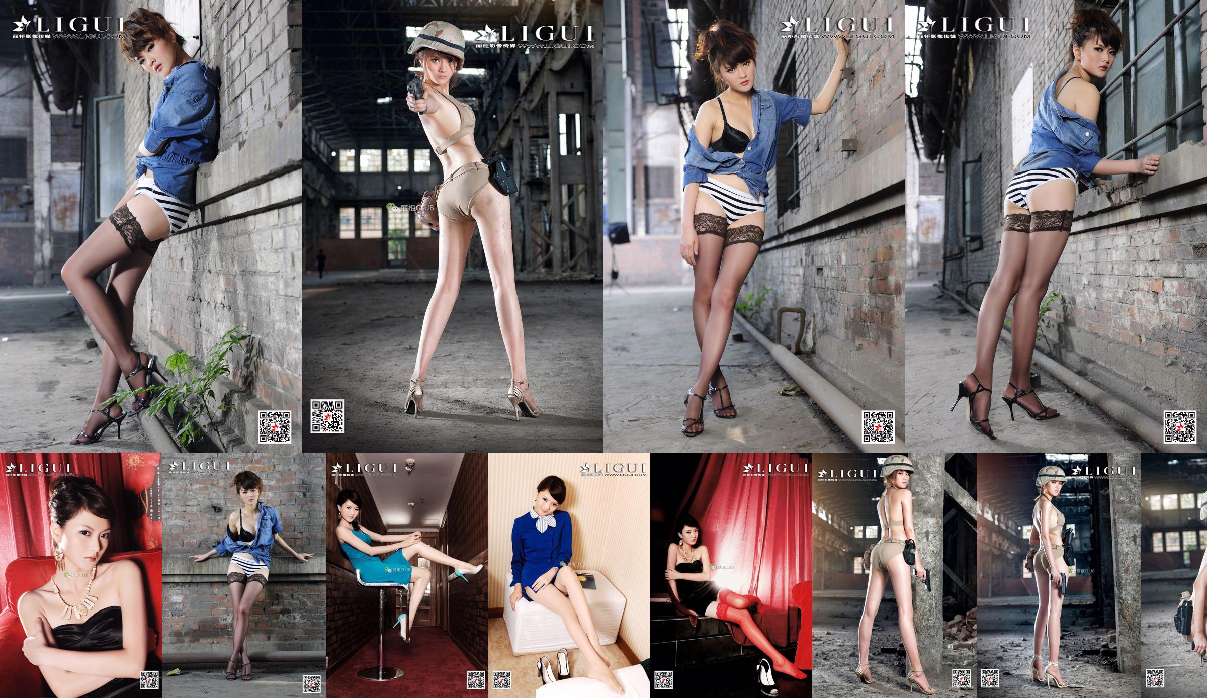 Model nogi Huang Fen "Eleganckie pończochy" [丽 柜 LIGUI] Network Beauty No.d6b8ba Strona 14