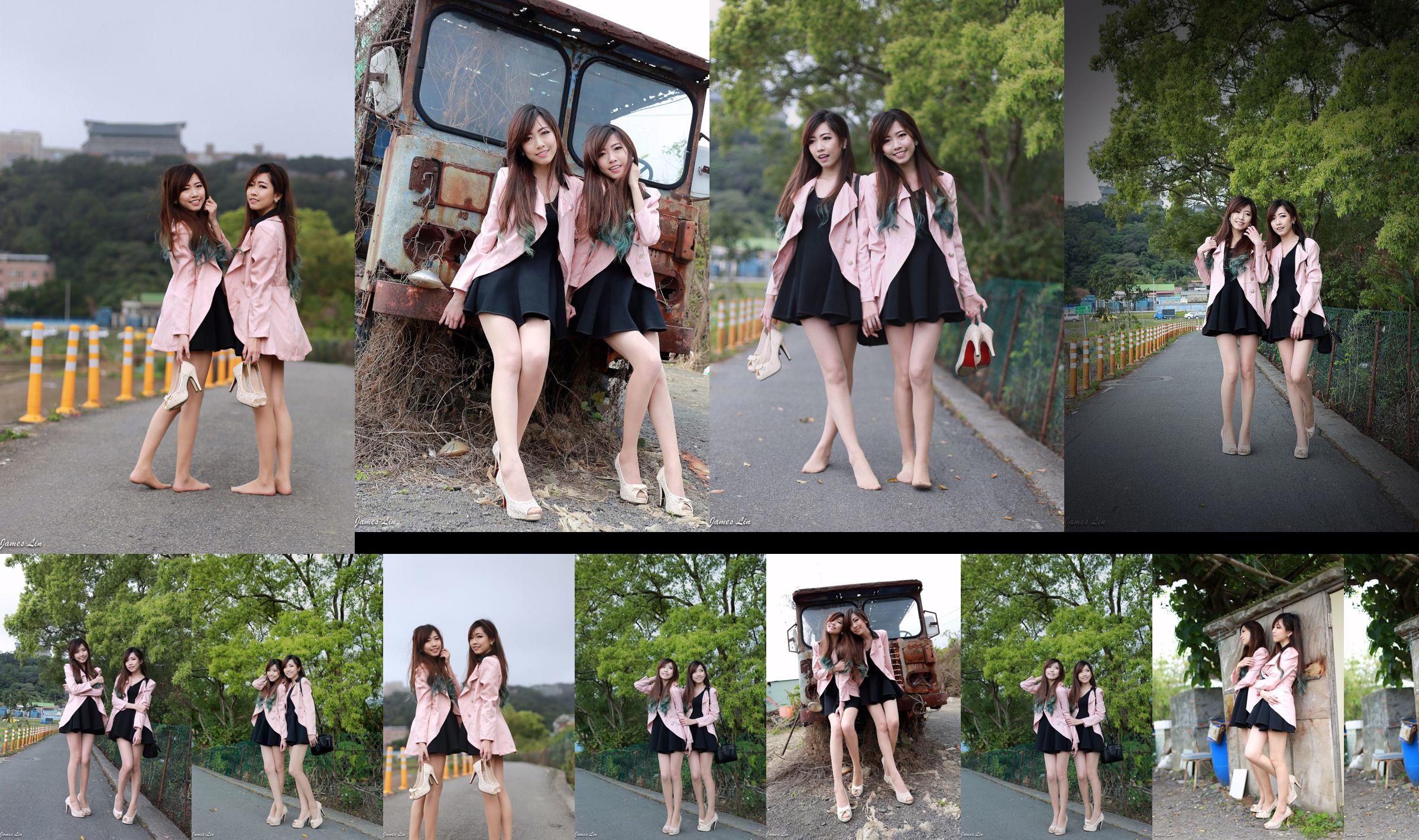 Extremely pure and sweet Taiwanese twin sisters flower fresh outdoor shoot No.d3c0f9 Page 3