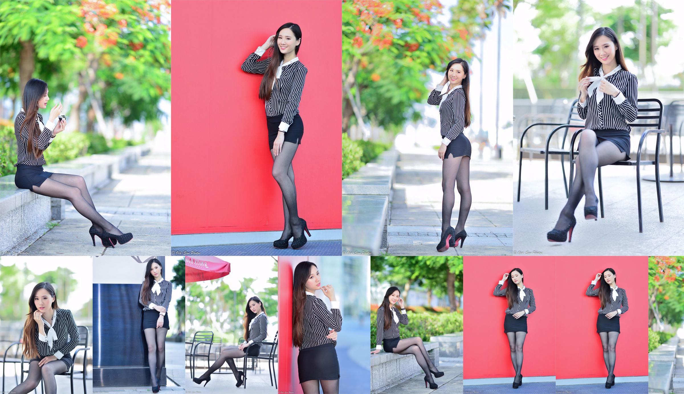 [Taiwan Zhengmei] Zhang Xiaomi-Black Silk OL Girl Outdoor No.51a1c2 Page 3