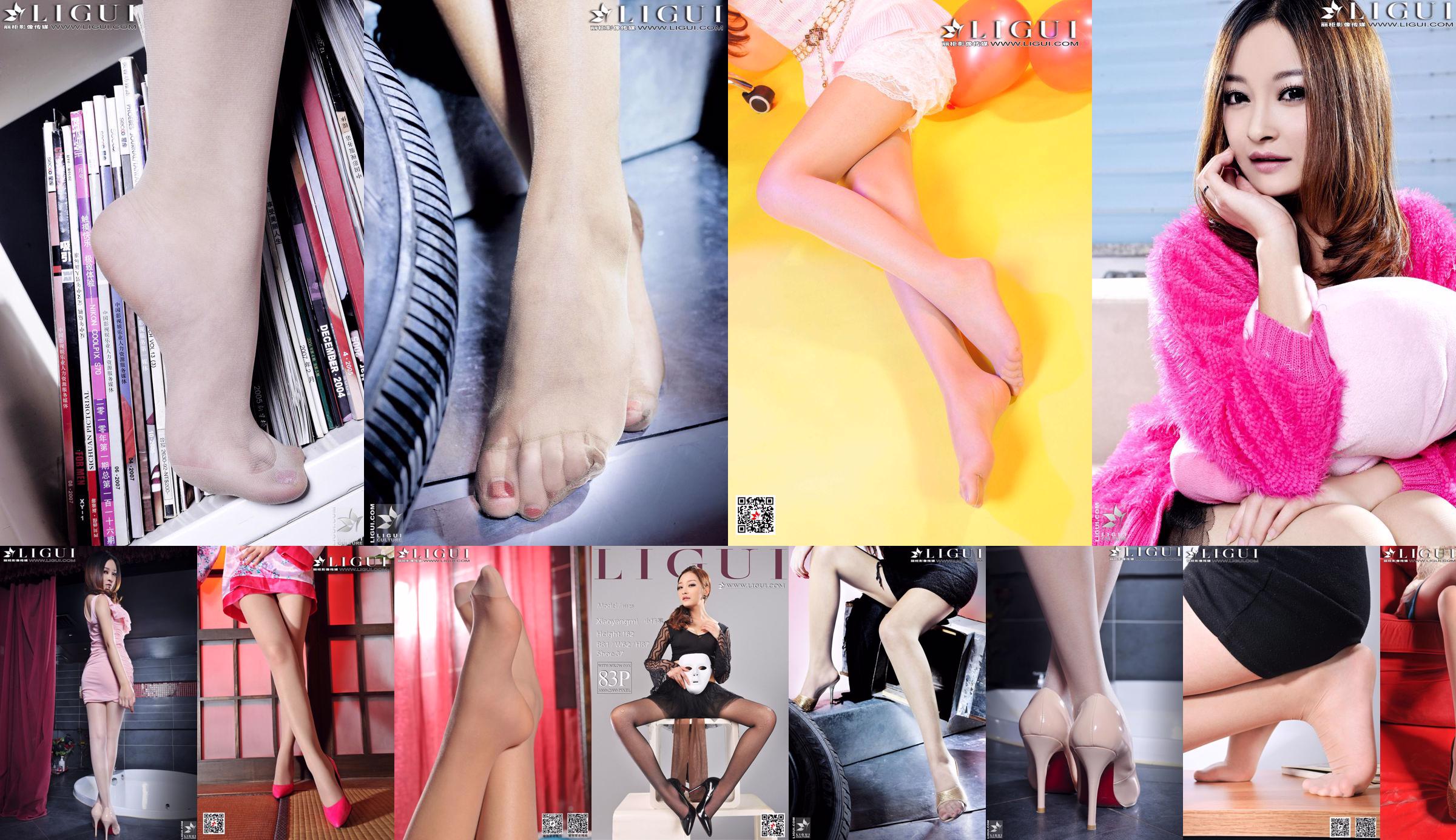 Model Xiao Yang Mi "Korte rok, hoge hakken kousen en mooie voeten" [Ligui Guizu] Mooie benen en jade voeten No.6967ca Pagina 24