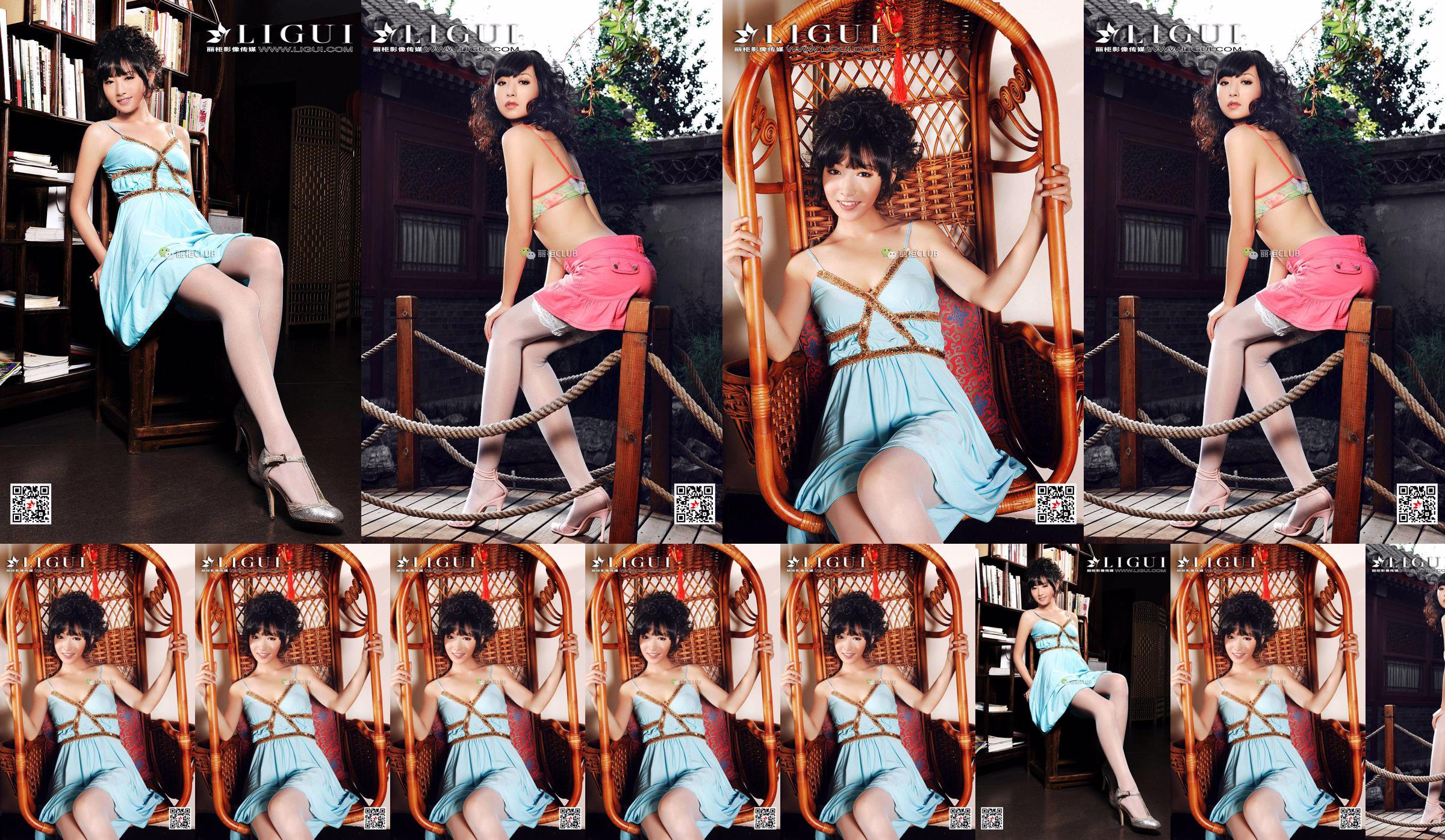 Model nogi Liu Yao "Classical Beauty Silk" [丽 柜 LIGUI] Piękne nogi w pończochach No.921ff3 Strona 37